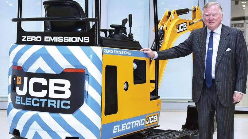 JCB se suma a la revolución de las baterías con su primera excavadora eléctrica de cero emisiones