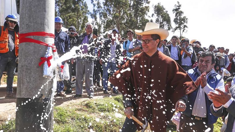 Proyecto de electrificación, valorizado en S/ 105 millones, beneficiará a más de 77 mil cajamarquinos
