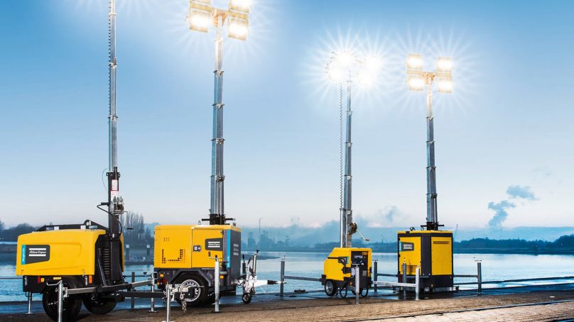 La iluminación sustentable de Atlas Copco para construcción y minería