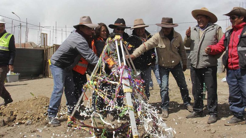 Con inversión de S/5,5 millones, comunidad de Chilloroya y Hudbay Perú inician construcción de palacio municipal