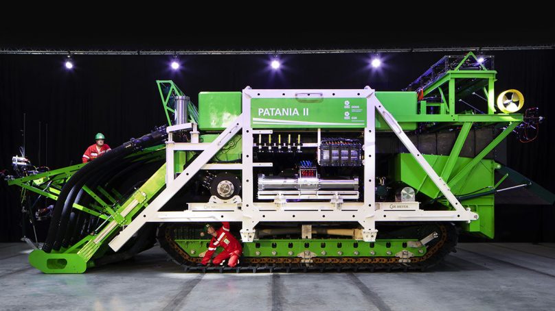 Empresa belga presenta nuevo prototipo para minería submarina