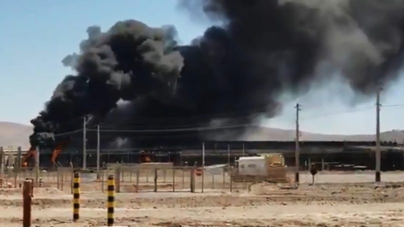 BHP cierra parcialmente mina Spence a causa de un incendio