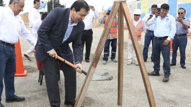 Ferreyros y Fargoline inician construcción de colegio en Ica a través de Obras por Impuestos