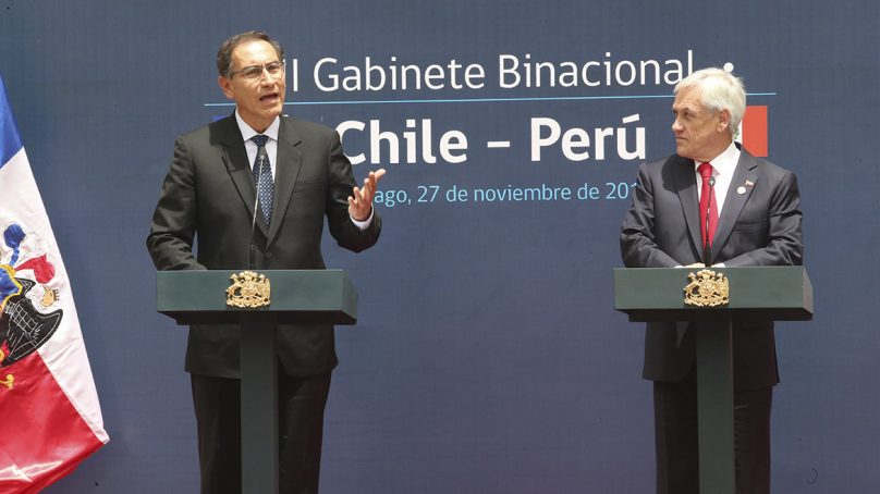 Presidente Vizcarra: “Perú y Chile deben articular mejor sus acciones contra los efectos del cambio climático»