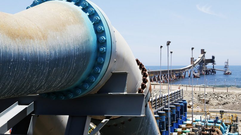 Codelco seleccionará a empresa que bombeará agua de mar a sus operaciones a inicios de 2019