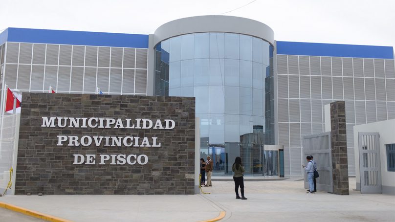 Con aporte económico de Camisea, construyen local municipal en Pisco