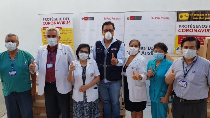 San Juan de Miraflores: TGP dona equipos de bioseguridad para hospital María Auxiliadora