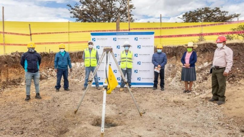 Shahuindo inicia construcción de colegio de S/2.7 millones en Cajabamba