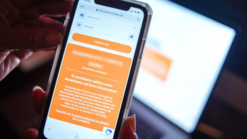 Minem: Bono Electricidad será aplicado desde la facturación de agosto