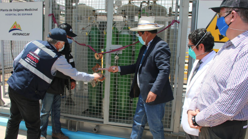 Cusco: Antapaccay entrega planta de oxígeno de más de S/2 millones para centro de salud en Espinar