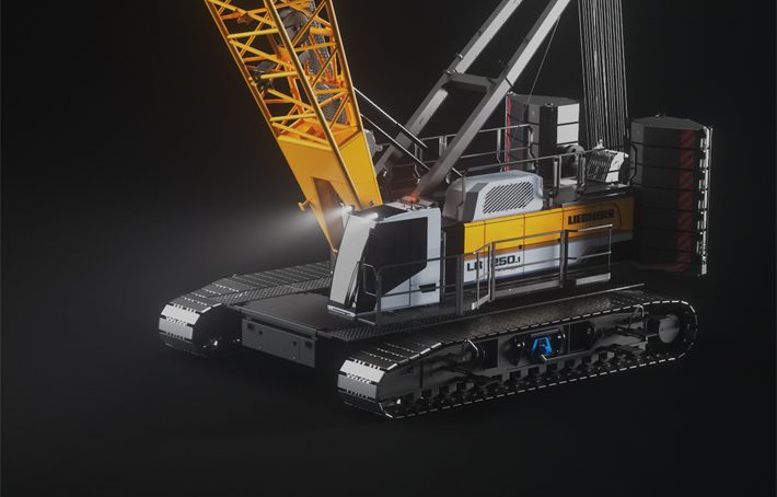 Liebherr presenta la primera grúa sobre orugas a batería del mundo