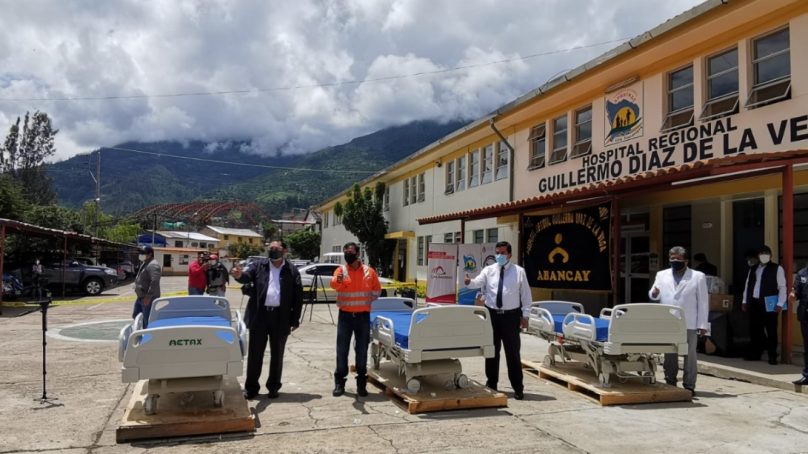 Con aporte de Las Bambas, Gobierno Regional de Apurímac entrega camas UCI a hospital regional