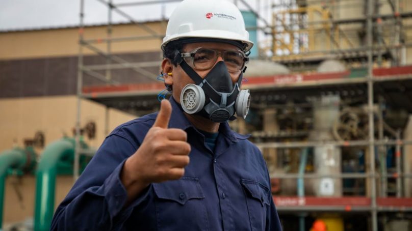 Southern Perú programa desembolsar US$32.6 millones para mejorar condiciones ambientales en su complejo minero de Ilo