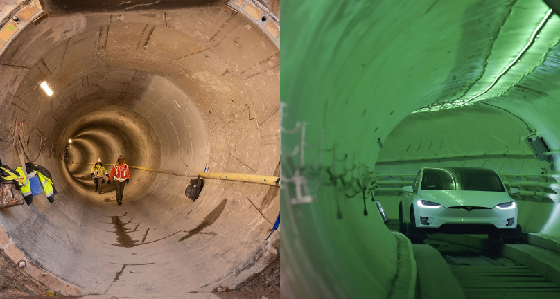 Elon Musk proyecta construir un sistema de transporte subterráneo para automóviles de alta velocidad