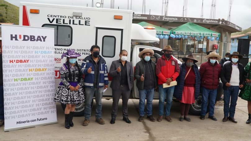 Chumbivilcas: Hudbay Perú entregó moderna ambulancia al distrito de Velille