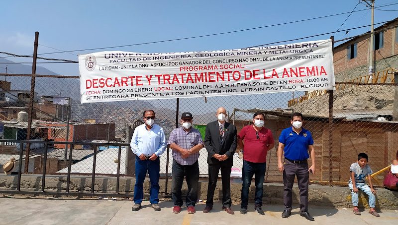 UNI y ONG bucan erradicar la anemia en zonas mineras