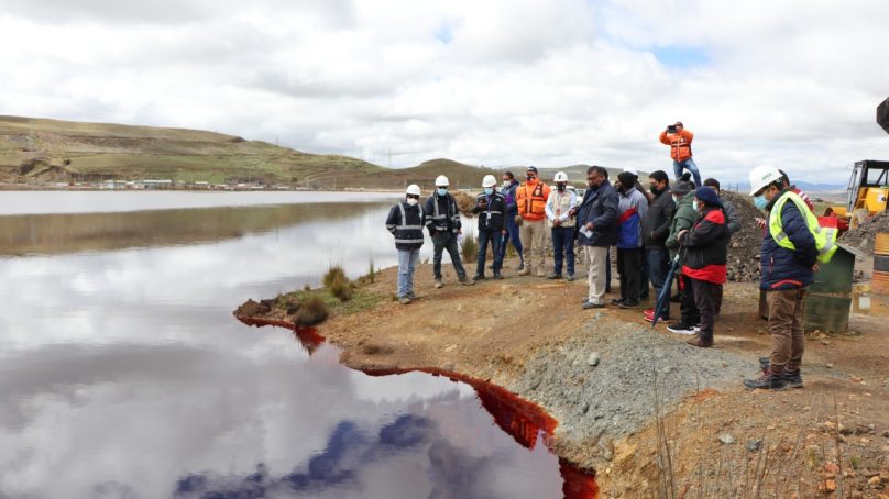 Pasco: Activos Mineros alertó sobre inminente peligro de desembalse de la relavera Quiulacocha