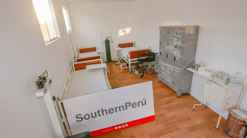 Southern Perú implementa área covid-19 en Centro de Salud de Locumba