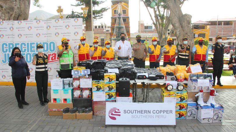 Southern Perú y Comité Comunitario de Torata equiparán a juntas vecinales de seguridad ciudadana