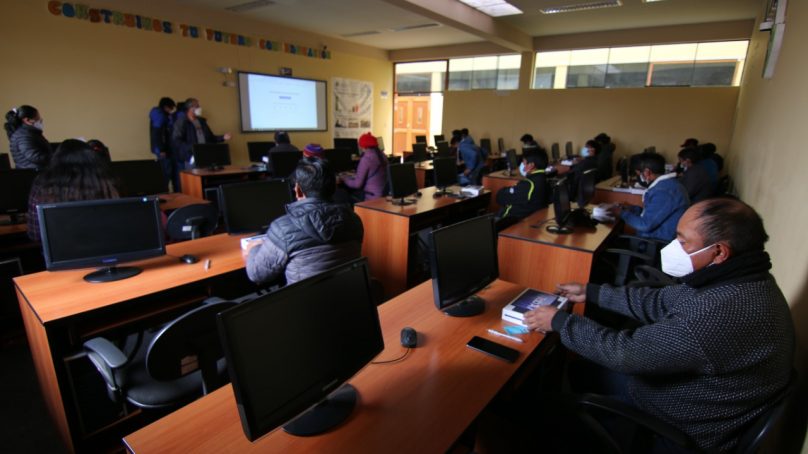 Antapaccay inició programa de capacitación en maquinaria pesada para jóvenes de Alto Huarca