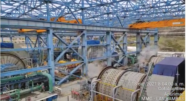 De 140 MW a 6 MW: Consumo eléctrico de Las Bambas por su cierre de producción