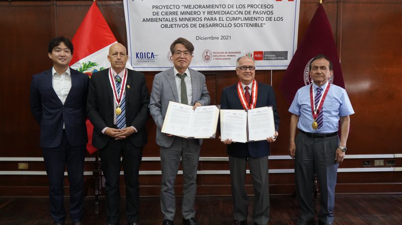UNI y agencia coreana KOICA implementarán proyecto de pasivos ambientales mineros y actividades de remediación