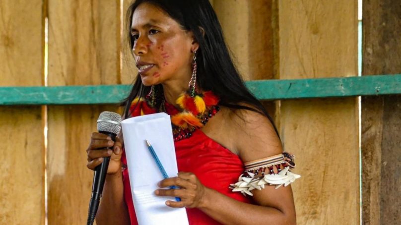 Petroperú saluda designación de Tali Sabio como primera mujer Apu de la población awajún