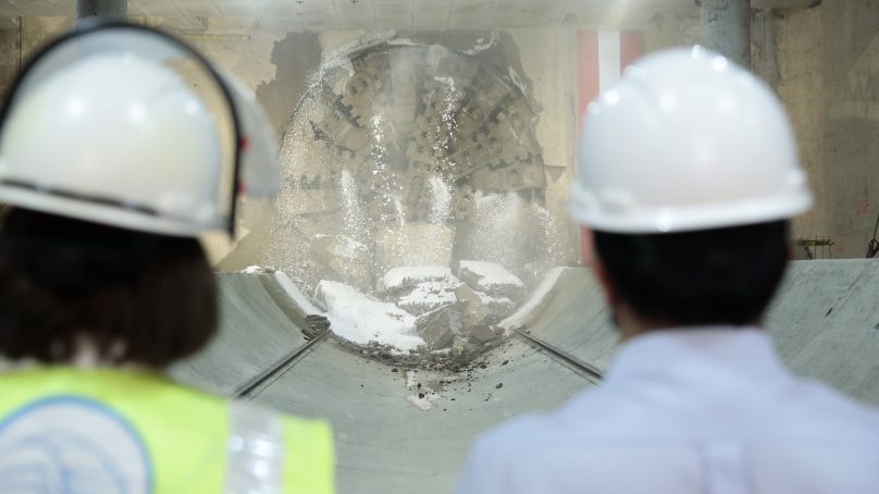 Hoy concluyó la perforación de un tramo de 720 metros del túnel de la Línea 2 del Metro de Lima y Callao