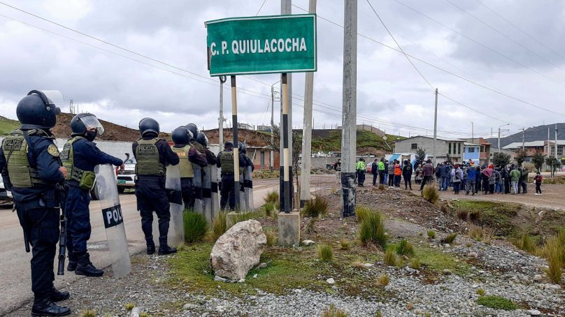 AMSAC alerta sobre posible desastre ambiental de relavera Quiulacocha y culpa a comunidad campesina local