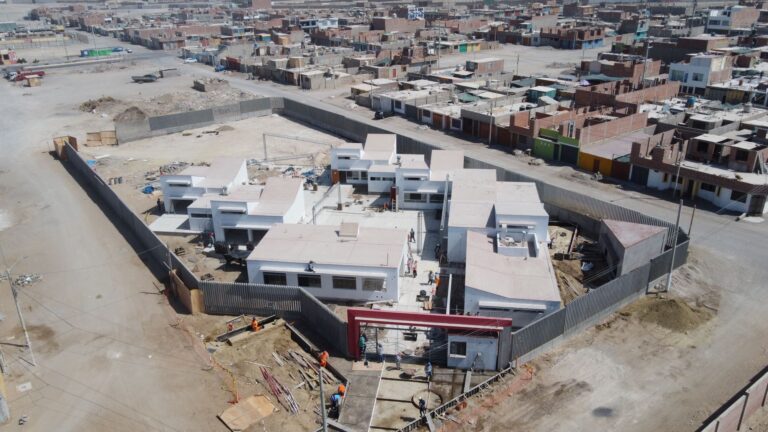 Construcción del nuevo colegio Fe y Alegría N° 52, que financia Southern Perú en Ilo, registra un avance de 75%