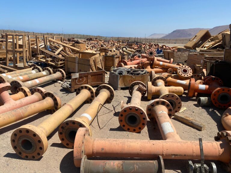 Reciclaje de “spools” utilizados en líneas de concentrado y relaves en la gran minería