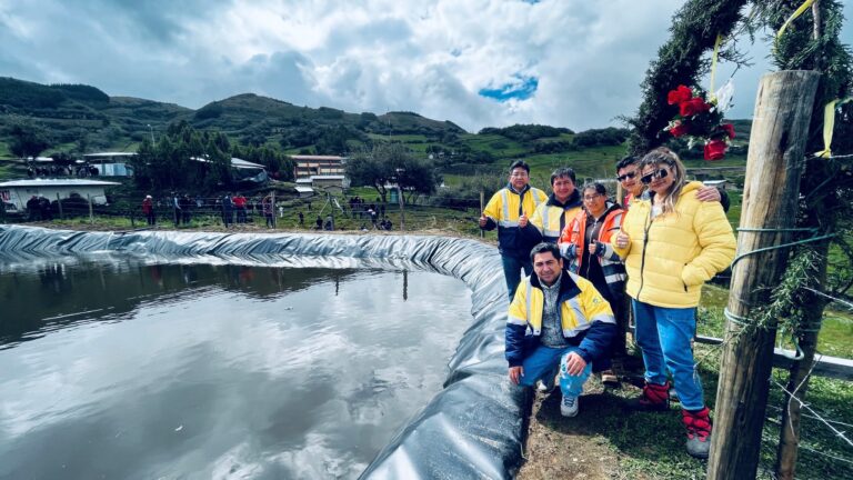 Hualgayoc: Gold Fields instala 210 micro reservorios para mejorar condiciones de gestión del agua en comunidades