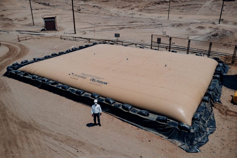 <strong>Instalan dos tanques flexibles de hasta 450 mil litros en empresa petrolera de Piura</strong>