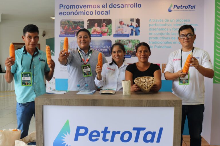 PetroTal: Productores puinahuinos de semillas de maíz y harina de plátano se lucen en grandes ferias de Iquitos