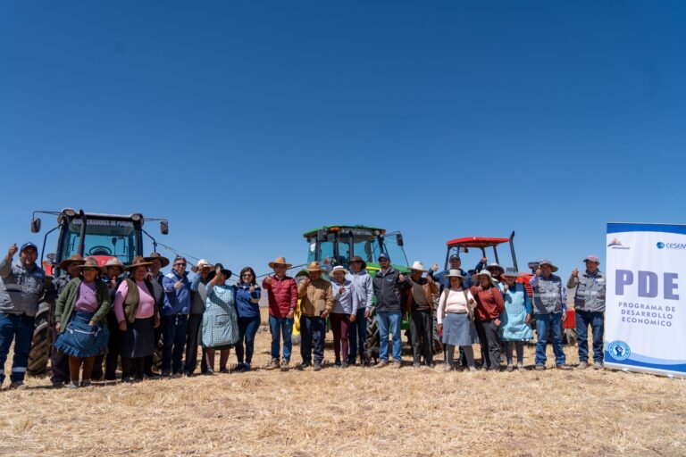 Campaña de tractoreo: Antapaccay sembrará 2,054 hectáreas de terreno en beneficio de la comunidad espinarense