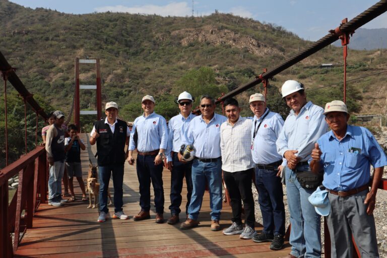 Hidroeléctrica Carhuaquero contribuye con la restauración de puente en Cajamarca