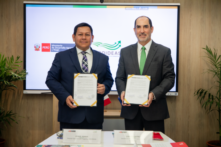 Agroideas y Las Bambas firman convenio para impulsar el desarrollo de productores agrarios