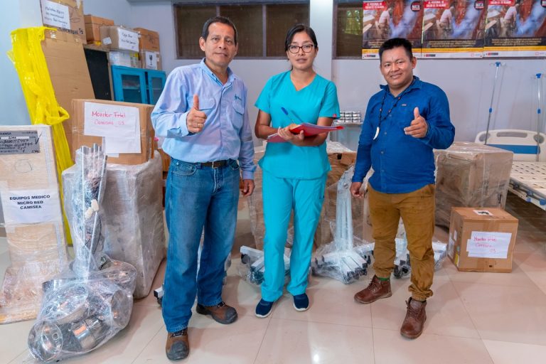 Centros de salud de Megantoni fortalecen su capacidad de atención médica con apoyo de Camisea y Geresa Cusco