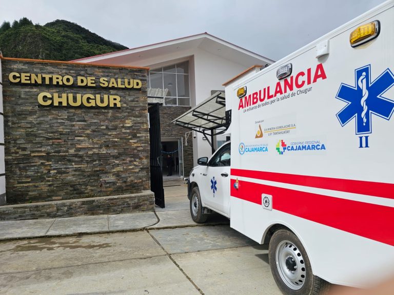 Cajamarca: Compañía Minera Coimolache entrega moderno centro de salud en el distrito de Chugur