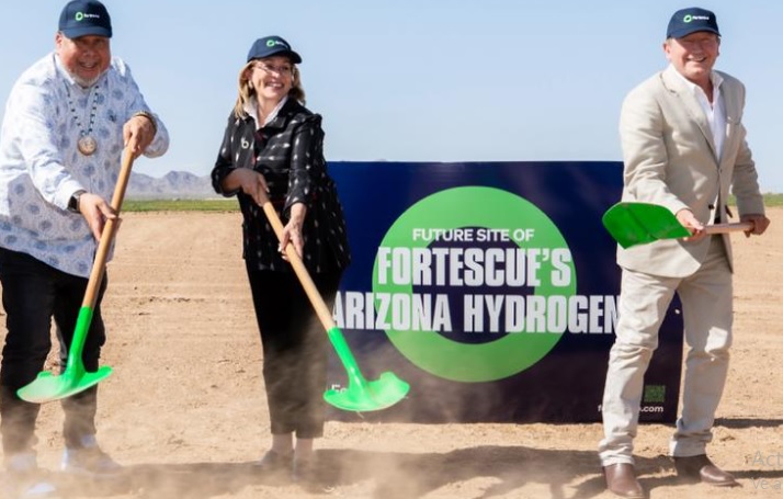 Fortescue inicia construcción de planta de hidrógeno verde en Estados Unidos