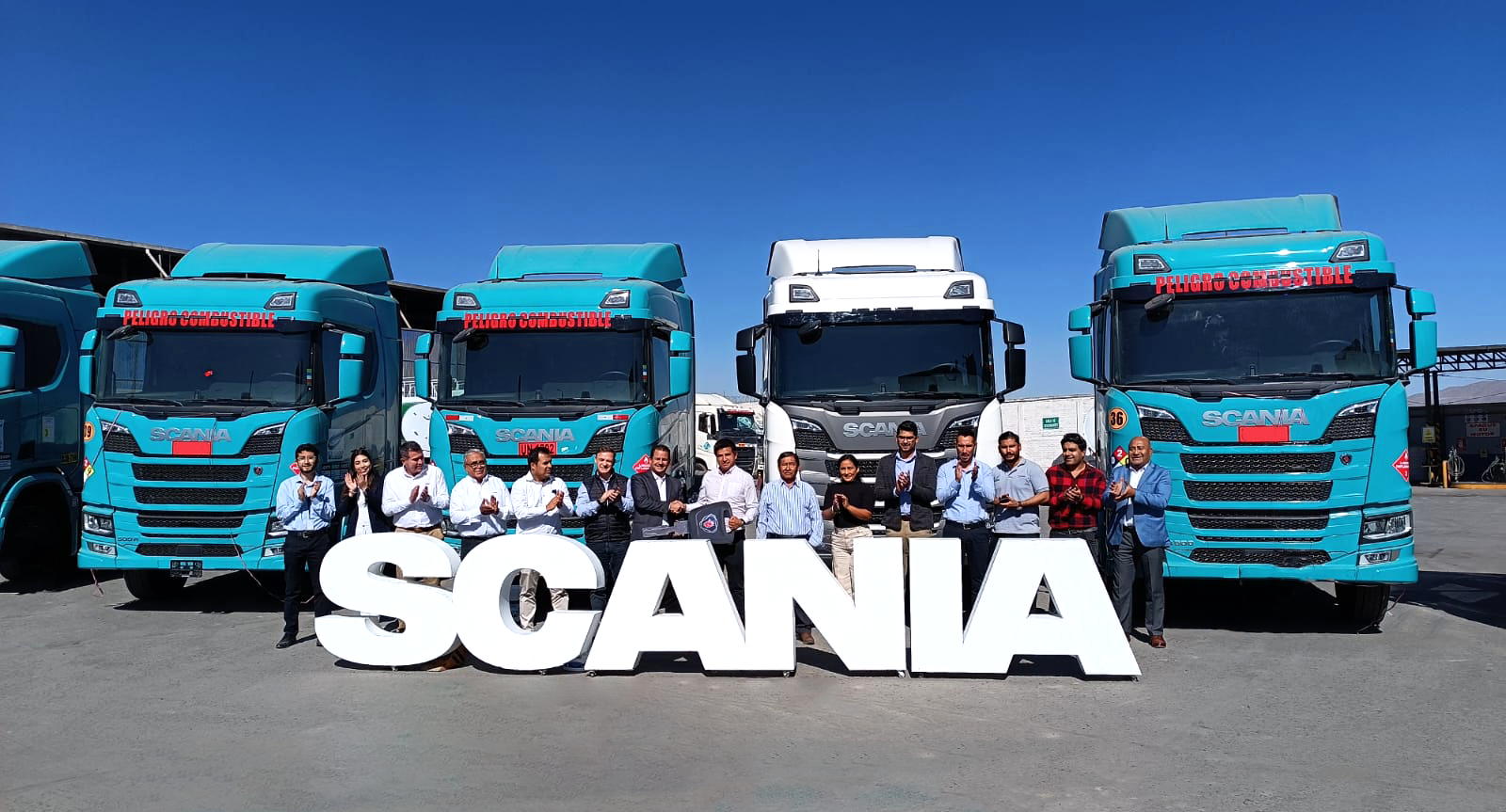 Scania entrega 31 unidades para transporte de combustible a Elio Group