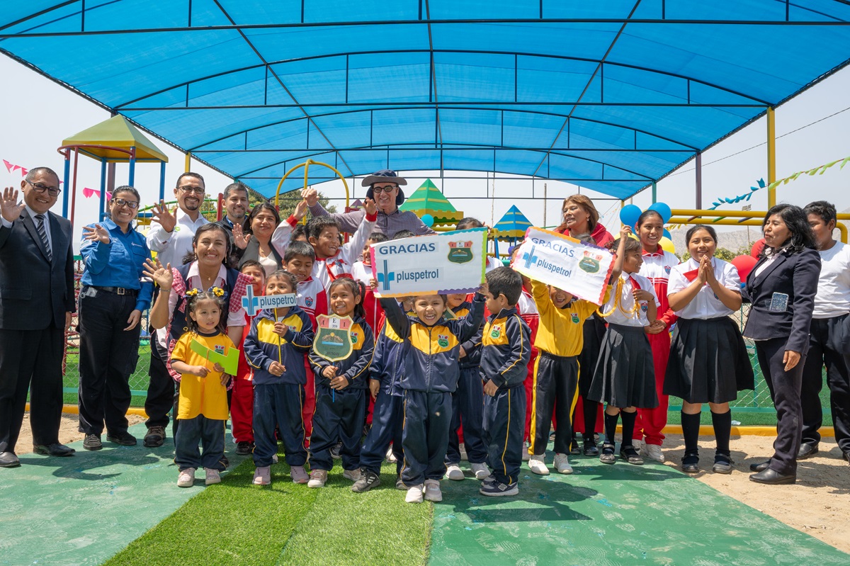 Camisea: Escolares de tres instituciones educativas de Humay cuentan con nuevas áreas recreativas y de psicomotricidad