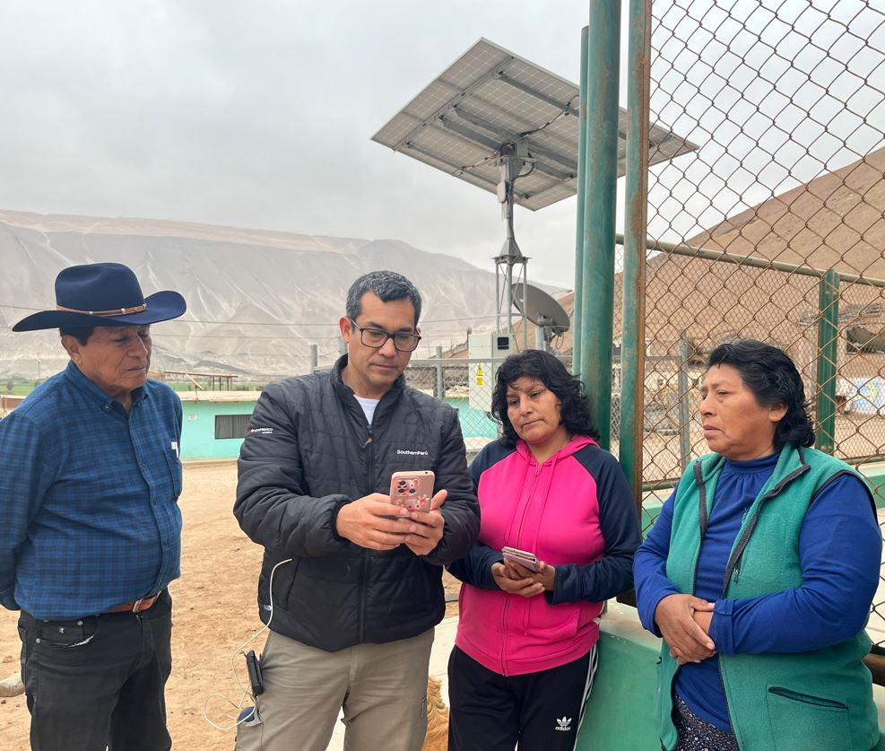 Southern Perú hace posible el servicio de internet para cinco sectores en el valle de Tambo