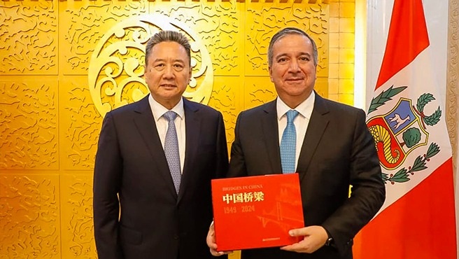 Propician cooperación con China para implementar nuevas tecnologías en proyectos de infraestructura en el Perú