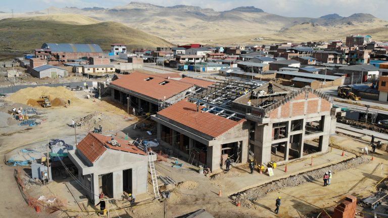 Hudbay Perú: Construcción de nuevo establecimiento de salud de S/17 millones en Chilloroya tiene un avance del 50%