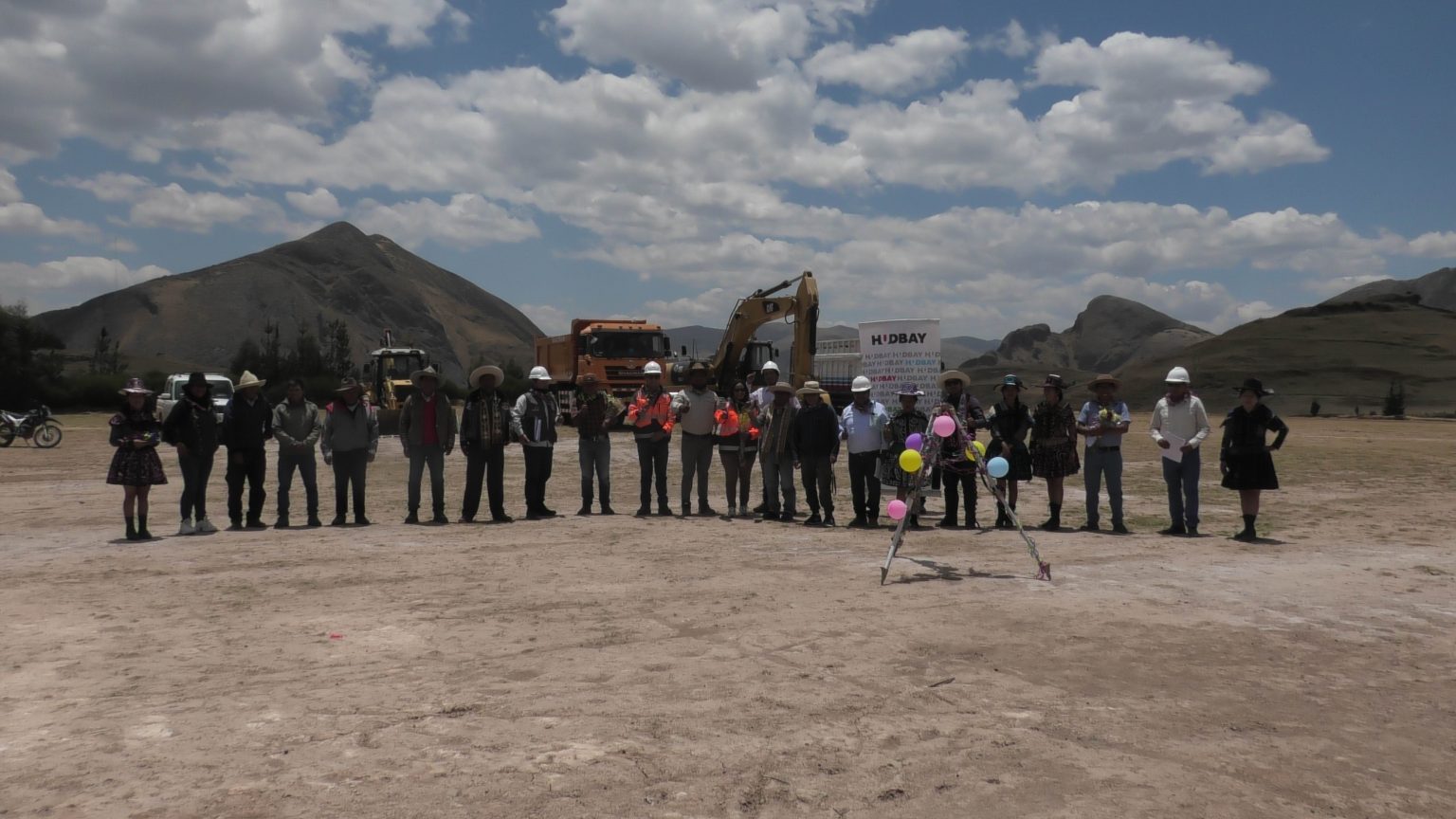 Hudbay inició las obras de mejora del estadio de Chamaca, en la provincia de Chumbivilcas 