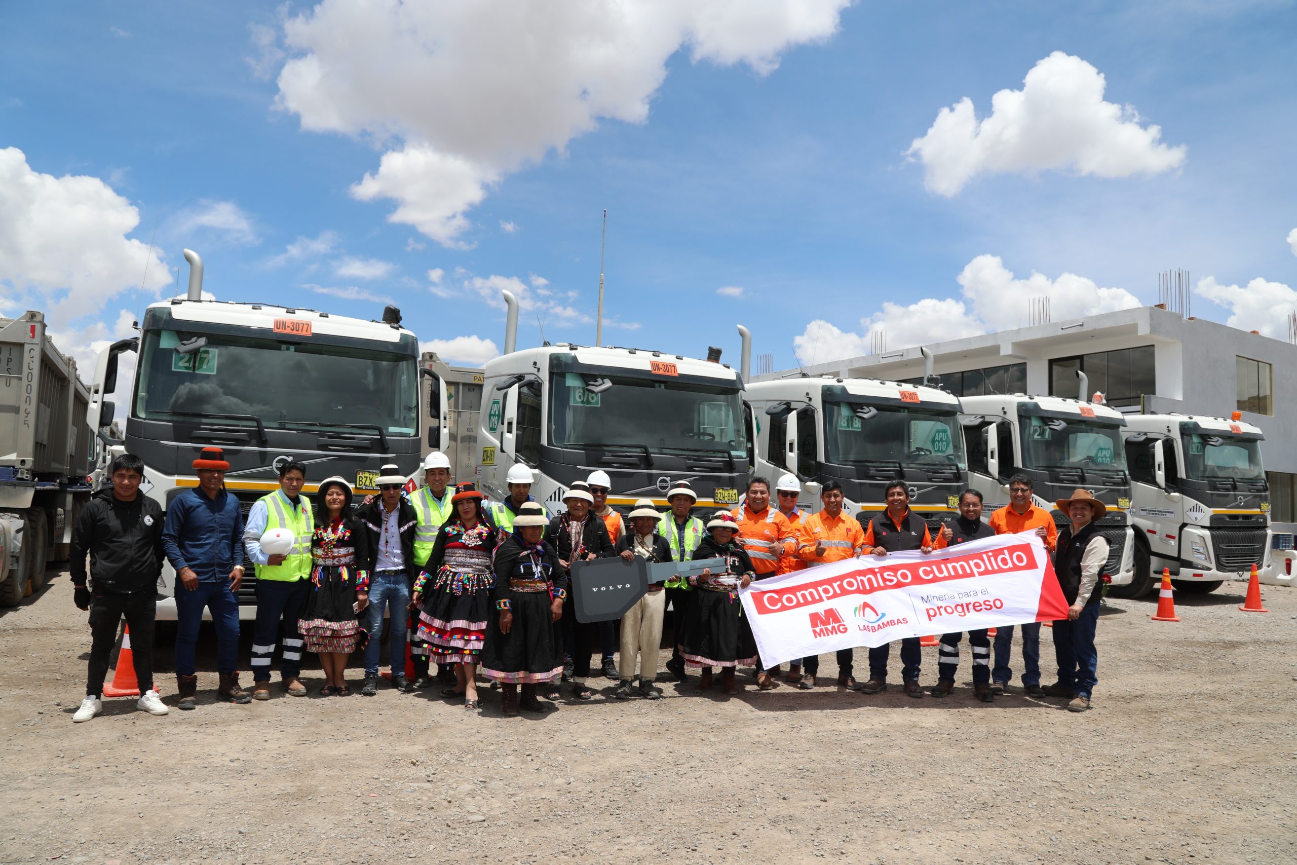 Empresa comunal Apu Llallawa inicia traslado de concentrado de cobre de Las Bambas