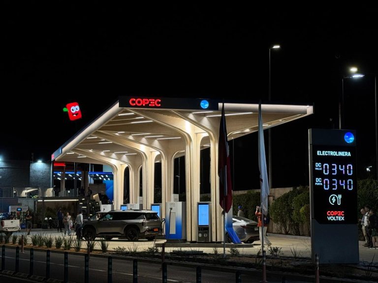 Chile: Copec inaugura su primera estación 100% eléctrica