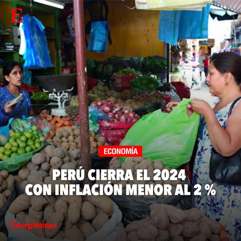 Perú presentó inflación menor al 2 %