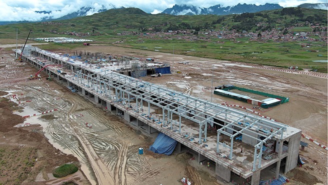 Aeropuerto Internacional de Chinchero alcanza un avance de construcción del 31.2 %